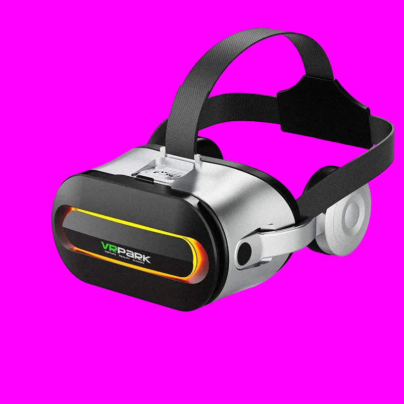 VR headset with 'VR PARK